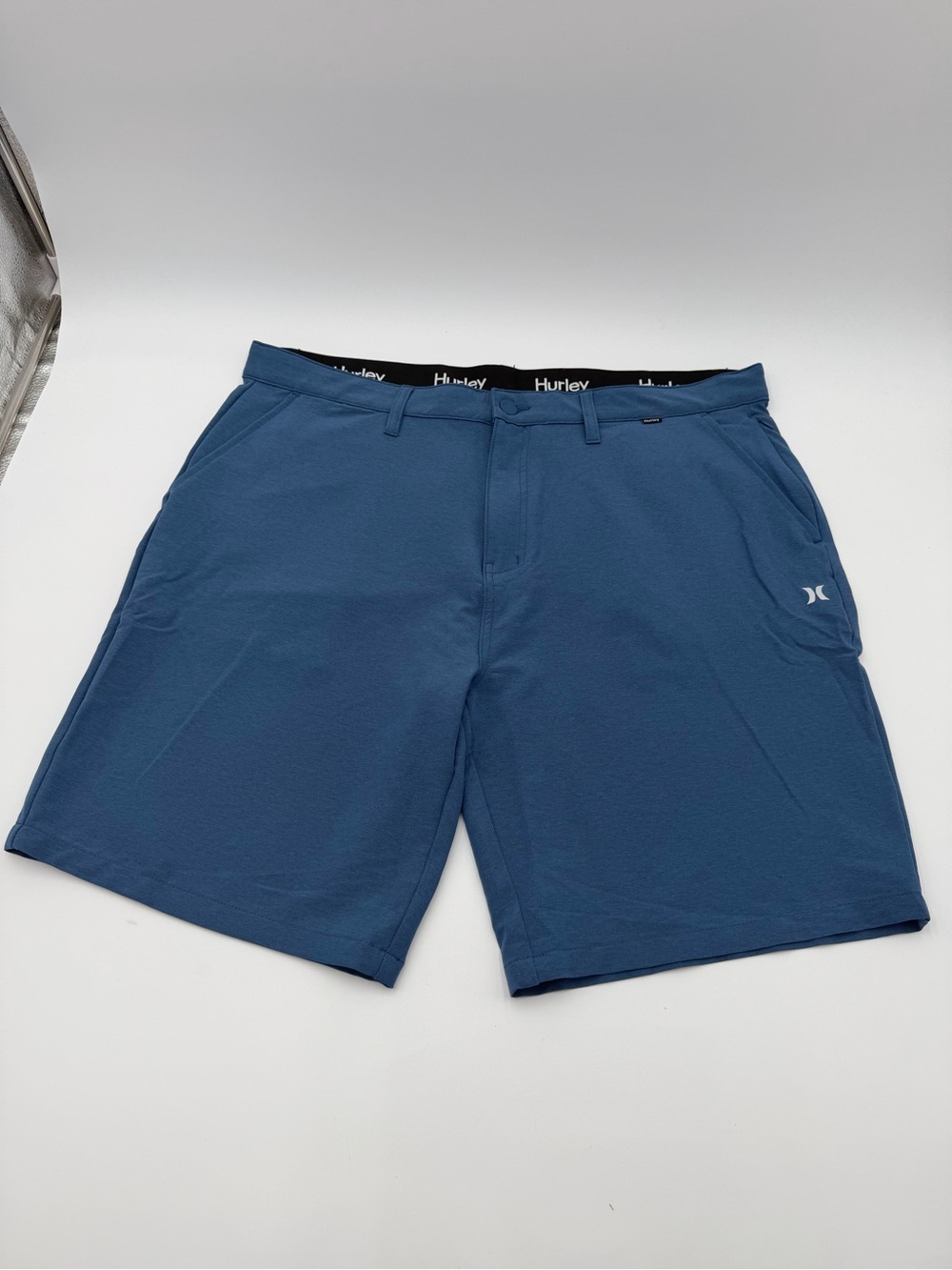 Hurley Men's Chino Hybrid Walkshorts in Slate Blue Sz 40
